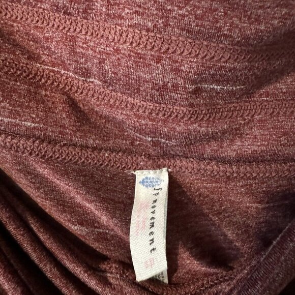 Free People FP Movement Ankle Leggings Pink Size Small EUC - Picture 4 of 5